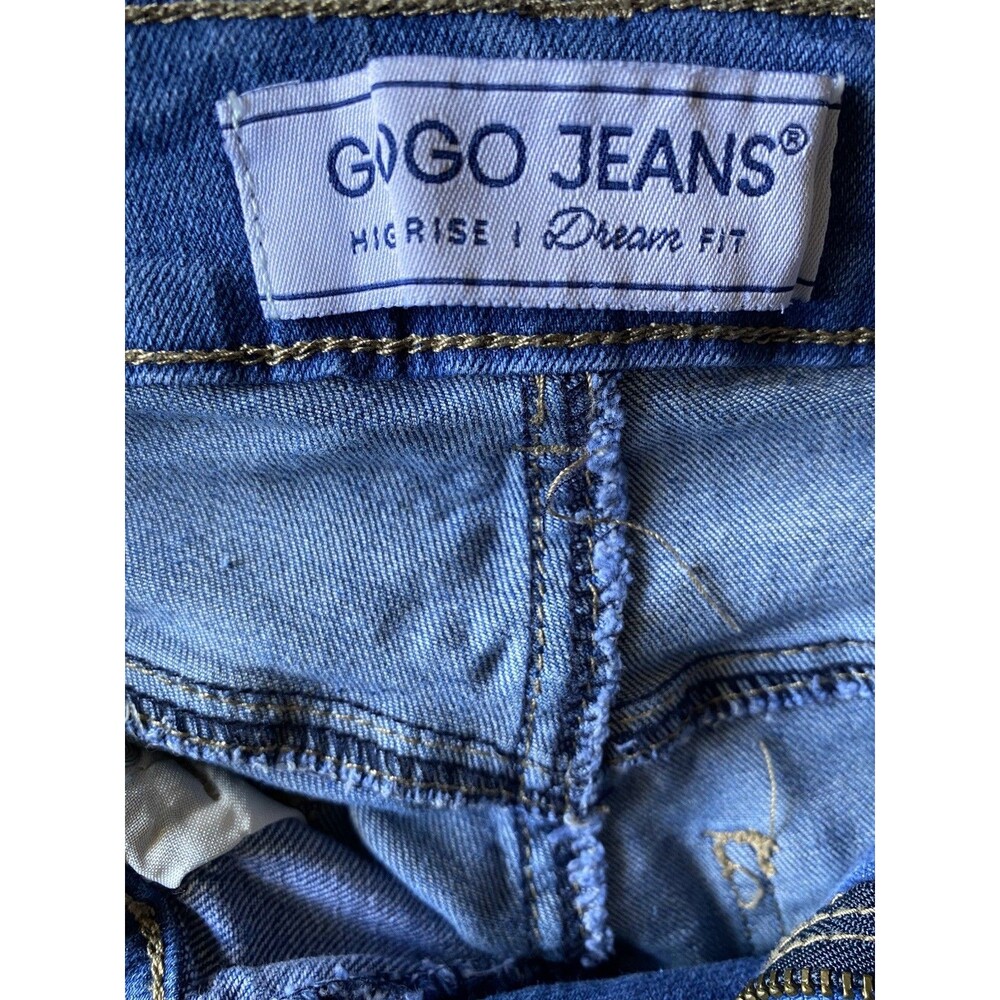 Gogo Jeans High Rise Dream Fit Distressed Skinny Juniors /Women’s 00/23 Denim - Picture 3 of 4